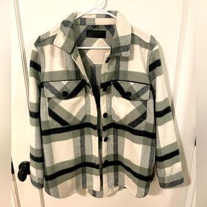 Plaid shacket from Revolve